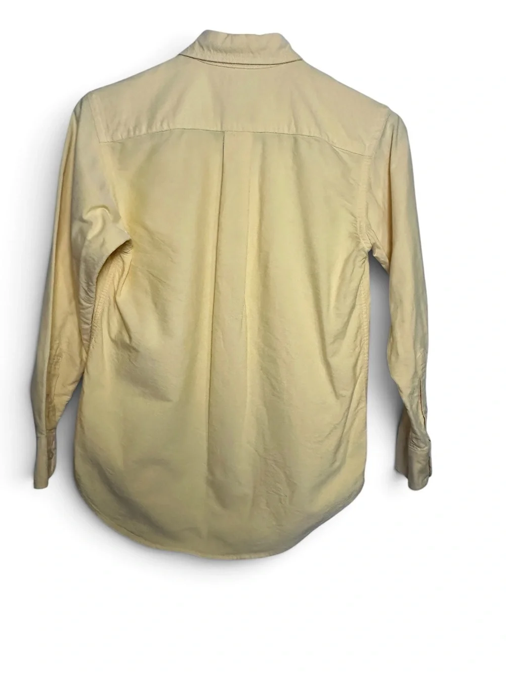 Ralph Lauren Pale Yellow Long-Sleeve Button-Down Shirt